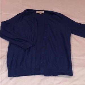 ⭐️ Blue LOFT cardigan 5/$25!